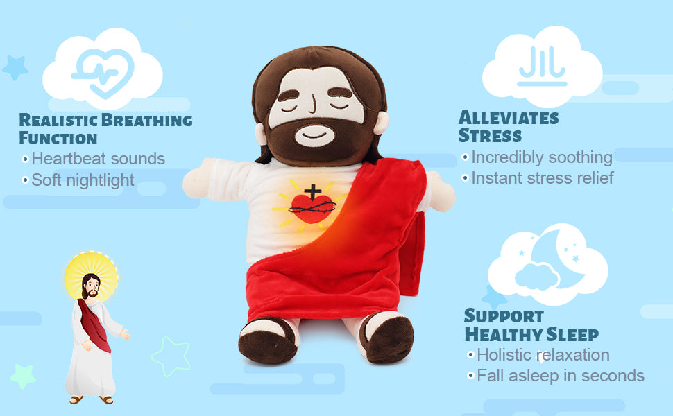 Breathing Jesus Plush